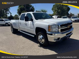 2013 CHEVROLET SILVERADO 3500 HD CREW CAB PICKUP V8, FLEX FUEL, 6.0 LITER LTZ PICKUP 4D 8 FT