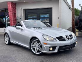 Used 2009 MERCEDES-BENZ SLK-CLASS CONVERTIBLE V8, 5.5 LITER SLK 55 AMG ROADSTER 2D - LA Auto Star located in Virginia Beach, VA