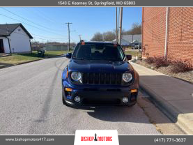 2019 JEEP RENEGADE SUV 4-CYL, MULTIAIR, 2.4 LITER LATITUDE SPORT UTILITY 4D - Bishop Motors LLC in Springfield, MO, 37.24090, -93.26632