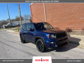 2019 JEEP RENEGADE SUV 4-CYL, MULTIAIR, 2.4 LITER LATITUDE SPORT UTILITY 4D - Bishop Motors LLC in Springfield, MO, 37.24090, -93.26632