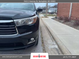 2016 TOYOTA HIGHLANDER SUV V6, 3.5 LITER LIMITED PLATINUM SPORT UTILITY 4D - Bishop Motors LLC in Springfield, MO, 37.24090, -93.26632