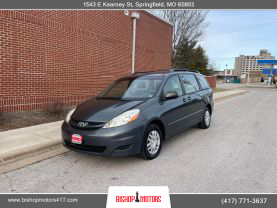 2010 TOYOTA SIENNA VAN V6, 3.5 LITER CE MINIVAN 4D - Bishop Motors LLC in Springfield, MO, 37.24090, -93.26632