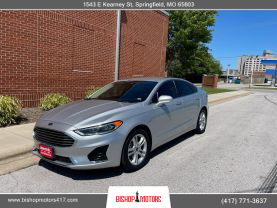 2019 FORD FUSION SEDAN 4-CYL, ECOBOOST, TURBO, 1.5 LITER SEL SEDAN 4D - Bishop Motors LLC in Springfield, MO, 37.24090, -93.26632
