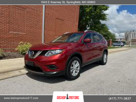2016 NISSAN ROGUE SUV 4-CYL, 2.5 LITER S SPORT UTILITY 4D - Bishop Motors LLC in Springfield, MO, 37.24090, -93.26632