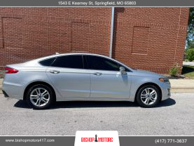 2019 FORD FUSION SEDAN 4-CYL, ECOBOOST, TURBO, 1.5 LITER SEL SEDAN 4D - Bishop Motors LLC in Springfield, MO, 37.24090, -93.26632