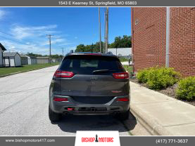 2015 JEEP CHEROKEE SUV V6, 3.2 LITER TRAILHAWK SPORT UTILITY 4D - Bishop Motors LLC in Springfield, MO, 37.24090, -93.26632