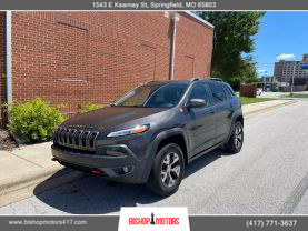 2015 JEEP CHEROKEE SUV V6, 3.2 LITER TRAILHAWK SPORT UTILITY 4D - Bishop Motors LLC in Springfield, MO, 37.24090, -93.26632