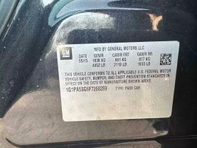 2015 CHEVROLET CRUZE SEDAN BLACK AUTOMATIC - Auto Spot