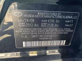2009 HYUNDAI SONATA SEDAN BLACK AUTOMATIC - Auto Spot