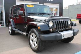 2014 JEEP WRANGLER SUV V6, 3.6 LITER UNLIMITED SAHARA SPORT UTILITY 4D