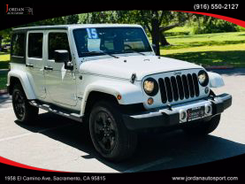 2015 JEEP WRANGLER SUV V6, 3.6 LITER UNLIMITED SAHARA SPORT UTILITY 4D
