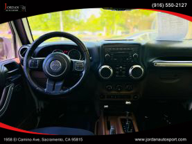2015 JEEP WRANGLER SUV V6, 3.6 LITER UNLIMITED SAHARA SPORT UTILITY 4D