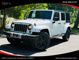 2015 JEEP WRANGLER SUV V6, 3.6 LITER UNLIMITED SAHARA SPORT UTILITY 4D