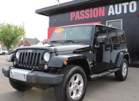 2014 JEEP WRANGLER SUV V6, 3.6 LITER UNLIMITED SAHARA SPORT UTILITY 4D