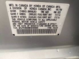 2008 HONDA RIDGELINE PICKUP SILVER AUTOMATIC - Auto Spot