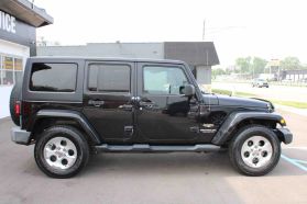 2014 JEEP WRANGLER SUV V6, 3.6 LITER UNLIMITED SAHARA SPORT UTILITY 4D