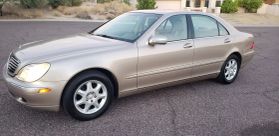 2000 MERCEDES-BENZ S-CLASS SEDAN V8, 4.3 LITER S 430 SEDAN 4D at The One Autosales Inc in Phoenix , AZ 85022  33.60461470880989, -112.03641575767358