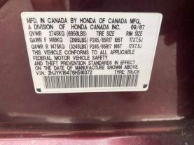 2008 HONDA RIDGELINE PICKUP MAROON AUTOMATIC - Auto Spot