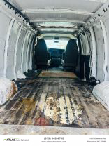 2013 CHEVROLET EXPRESS 3500 CARGO CARGO V8, FLEX FUEL, 6.0 LITER EXTENDED VAN 3D