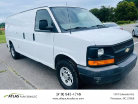 2013 CHEVROLET EXPRESS 3500 CARGO CARGO V8, FLEX FUEL, 6.0 LITER EXTENDED VAN 3D