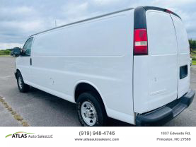 2013 CHEVROLET EXPRESS 3500 CARGO CARGO V8, FLEX FUEL, 6.0 LITER EXTENDED VAN 3D