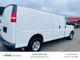 2013 CHEVROLET EXPRESS 3500 CARGO CARGO V8, FLEX FUEL, 6.0 LITER EXTENDED VAN 3D