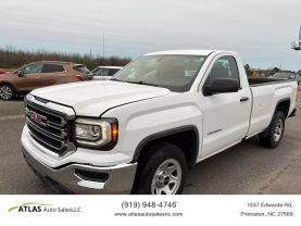 2018 GMC SIERRA 1500 REGULAR CAB PICKUP V8, ECOTEC3, 5.3 LITER PICKUP 2D 8 FT