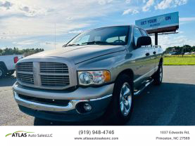 2003 DODGE RAM 1500 QUAD CAB PICKUP V8, 4.7 LITER LARAMIE PICKUP 4D 8 FT