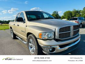 2003 DODGE RAM 1500 QUAD CAB PICKUP V8, 4.7 LITER LARAMIE PICKUP 4D 8 FT