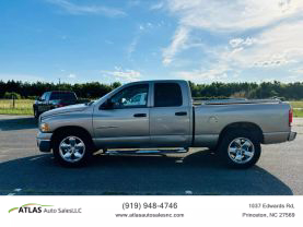 2003 DODGE RAM 1500 QUAD CAB PICKUP V8, 4.7 LITER LARAMIE PICKUP 4D 8 FT