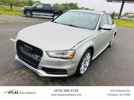 2014 AUDI A4 SEDAN 4-CYL, TURBO, 2.0 LITER PREMIUM SEDAN 4D