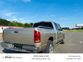 2003 DODGE RAM 1500 QUAD CAB PICKUP V8, 4.7 LITER LARAMIE PICKUP 4D 8 FT