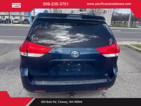 2011 TOYOTA SIENNA VAN V6, 3.5 LITER LE MINIVAN 4D