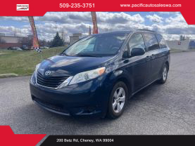 2011 TOYOTA SIENNA VAN V6, 3.5 LITER LE MINIVAN 4D