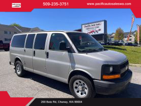2009 CHEVROLET EXPRESS 1500 PASSENGER PASSENGER V8, 5.3 LITER LS VAN 3D