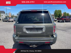 2007 HONDA PILOT SUV V6, VTEC, 3.5 LITER EX SPORT UTILITY 4D