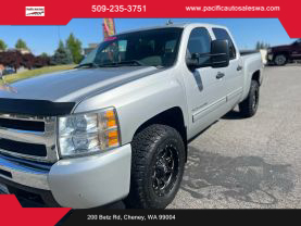 2011 CHEVROLET SILVERADO 1500 CREW CAB PICKUP V8, FLEX FUEL, 4.8 LITER LS PICKUP 4D 5 3/4 FT
