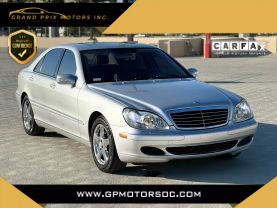 2004 MERCEDES-BENZ S-CLASS SEDAN V8, 4.3 LITER S 430 SEDAN 4D