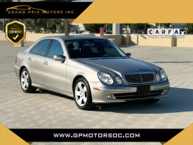2004 MERCEDES-BENZ E-CLASS SEDAN V8, 5.0 LITER E 500 SEDAN 4D