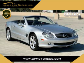 2004 MERCEDES-BENZ SL-CLASS CONVERTIBLE V8, 5.0 LITER SL 500 ROADSTER 2D