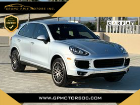 2017 PORSCHE CAYENNE SUV V6, 3.6 LITER PLATINUM EDITION SPORT UTILITY 4D