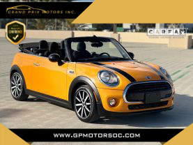 2017 MINI CONVERTIBLE CONVERTIBLE 3-CYL, TURBO, 1.5 LITER COOPER CONVERTIBLE 2D