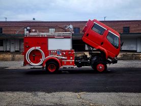 1998 MITSUBISHI CANTER TRUCK 4D35 FIRE TRUCK