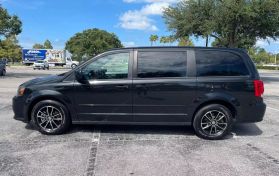 2016 DODGE GRAND CARAVAN PASSENGER VAN V6, FLEX FUEL, 3.6 LITER SXT PLUS MINIVAN 4D