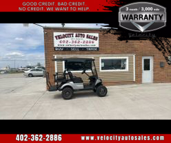 2019 YAMAHA QUIETECH GAS GOLF CART LIFTED, REAR SEAT - - -
