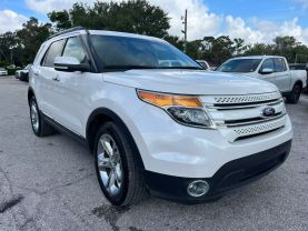 2015 FORD EXPLORER SUV WHITE AUTOMATIC -  V & B Auto Sales