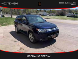 2015 MITSUBISHI OUTLANDER SUV 4-CYL, 2.4 LITER SE SPORT UTILITY 4D at T's Auto & Truck Sales - used car dealership in Omaha, NE