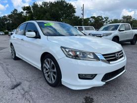 2013 HONDA ACCORD SEDAN WHITE AUTOMATIC -  V & B Auto Sales