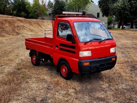 1995 SUZUKI CARRY TRUCK F6A FIRE TRUCK