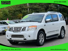 2010 NISSAN ARMADA SUV V8, 5.6 LITER PLATINUM SPORT UTILITY 4D